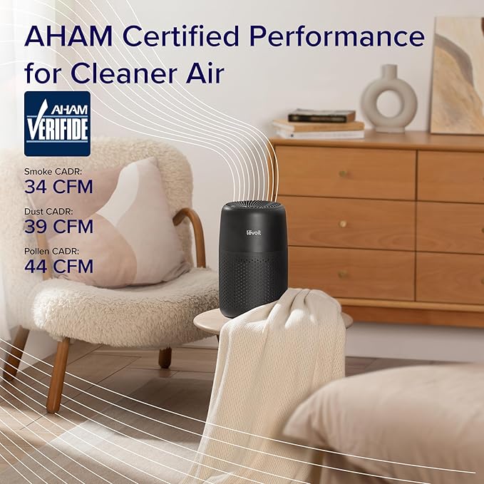 LEVOIT Core Mini-P Air Purifiers – 2-Pack - Black