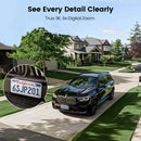 Cámara reflectora con cable AOSU de 2600 lúmenes de brillo, ángulo de detección de 270° y protección para vehículos.