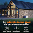 Generador de reserva refrigerado por aire de 14/14 kW, carcasa de aluminio, 200 SE (no CUL)