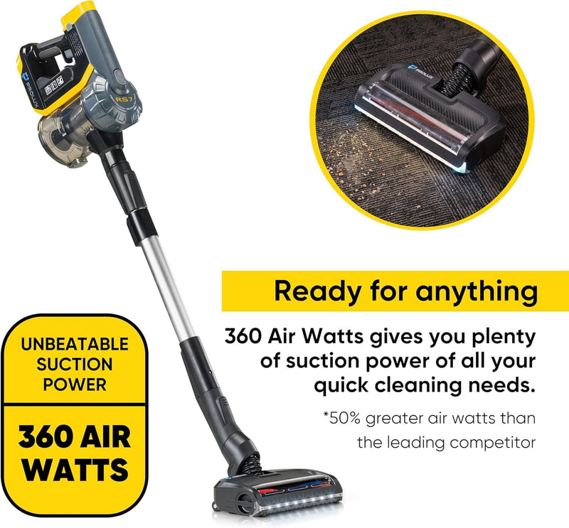 Prolux PLCRS7P Commercial Cordless Handheld Upright Stick Vacuum