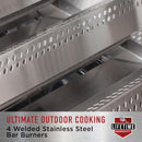 Bull 30" Lonestar "Select" Drop In Grill NG - 4 Burner / 60,000 BTU's