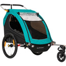 Burley Encore X Child Trailer: Turquoise