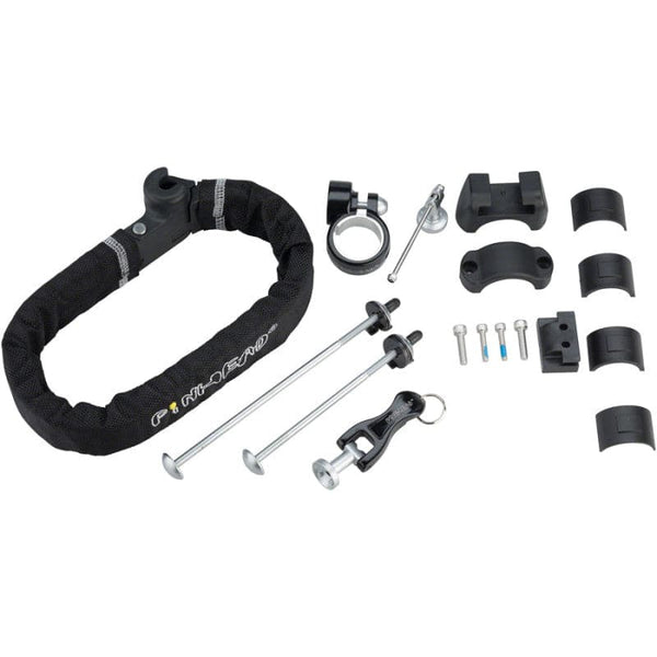 Pinhead City Lock Kit: City Lock, Wheel Skewer Lock Set, Seatpost Lock