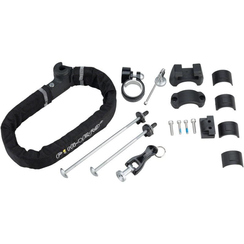 Pinhead City Lock Kit: City Lock, Wheel Skewer Lock Set, Seatpost Lock