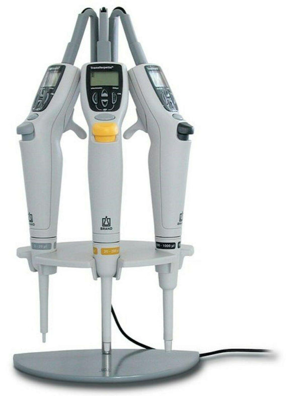 Brandtech 705392 Soporte de carga para Transferpette electronic con capacidad para 3 pipetas SC