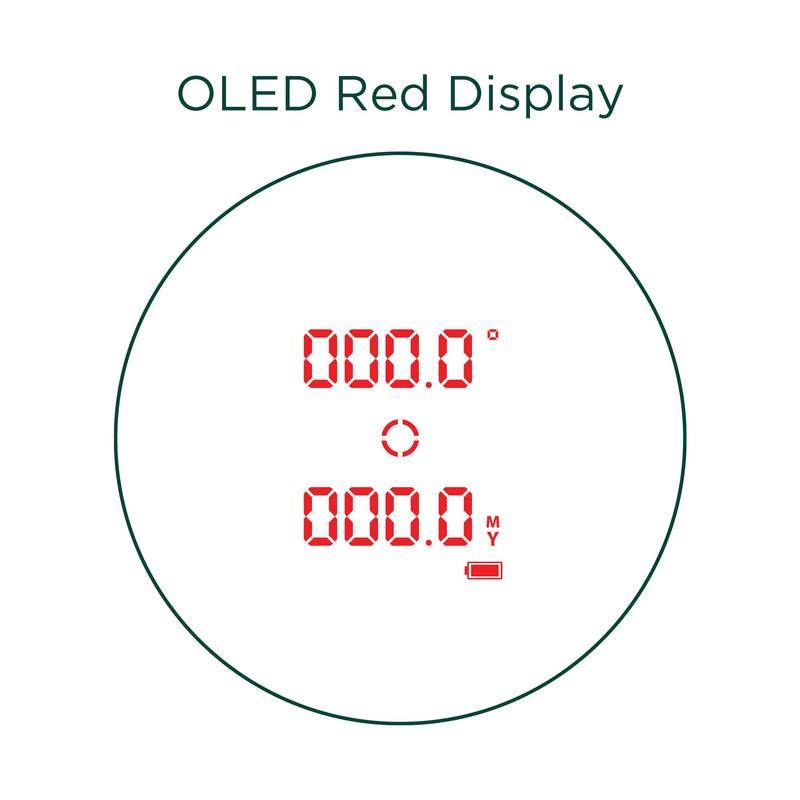 CRESTONE XP 7x24 - Telémetro láser OLED