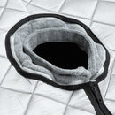 Durasage Health - Sauna de interior portátil grande de iones negativos con bajo EMF, silla y reposapiés calefactado incluidos - Plateado