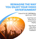 Extensor HDMI 1x8 sobre CAT6/7 hasta 50 m (salida en bucle, control IR y EDID) (HD18-EX165-K)