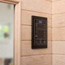 Durasage Health - Sauna de infrarrojos de carbono para 2 personas - Sauna de madera de cicuta canadiense - 1700 vatios - Audio premium