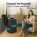 Whynter NEX Inverter 13,000 BTU Dual Hose Smart Portable Air Conditioner, Dehumidifier & Fan | ARC-1280MX
