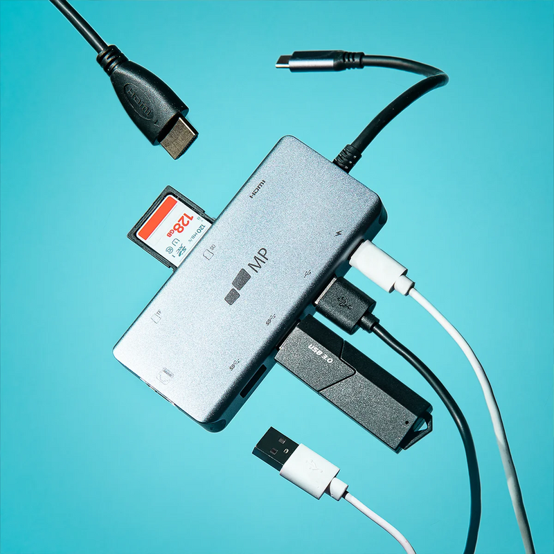 Mobile Pixels 8 in 1 USB-C Hub with 4K HDMI | Wellbots | Free Shipping
