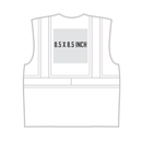 Pre-Printed Hi-Vis Two Toned Mesh Lime Safety Vest