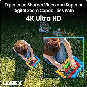 Cámara de seguridad para exteriores con Wi-Fi, panorámica e inclinación, QHD 2K Lorex F461AQD-E