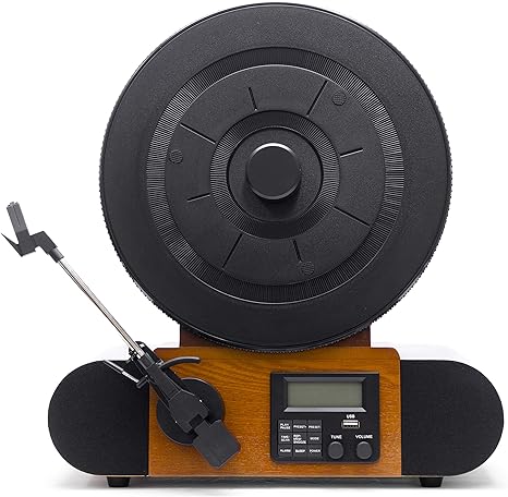 Fuse Rad-Vert-3 Vertical Vinyl Record Player -w/ AM/FM radio, LCD, Bluetooth