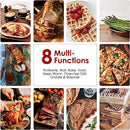 Horno tostador/plancha Elite de 6 rebanadas con asador