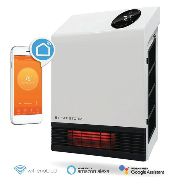 Heat Storm HS-1000-WX-WIFI 1000 Watt Wall Mount WiFi Enabled Heater