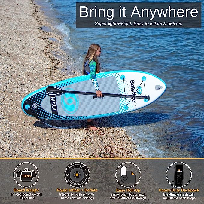 Solstice Maui Inflatable Youth Stand Up Paddleboard