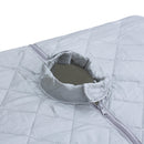 Durasage Health - Sauna de vapor personal portátil y ligera Durasage para relajarse en casa, temporizador de 60 minutos, generador de vapor de 800 vatios, silla incluida - Plateado