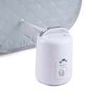 Durasage Health - Sauna de vapor personal plegable para bajar de peso, desintoxicarse y relajarse en casa. Temporizador de 60 minutos, generador de vapor de 800 vatios y silla incluida (plateada).