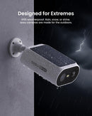 AOSU 4K Solar Security Cameras Wireless Outdoor, Expandable to 16TB (32GB Built-in) HomeCortex Home Security System, AI Face Recognition & Behavior Detection, 4-Cam Kit