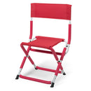 Durasage Health - Sauna de interior portátil grande de iones negativos con bajo EMF, silla y reposapiés calefactado incluidos - Rosa claro