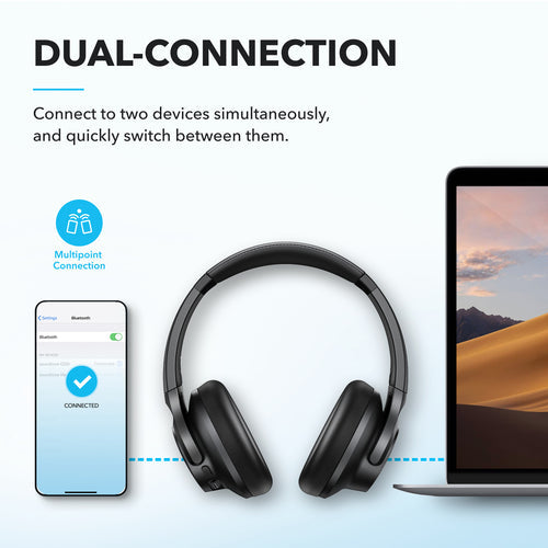 Soundcore Q20I Over-The-Ear Headphone Black
