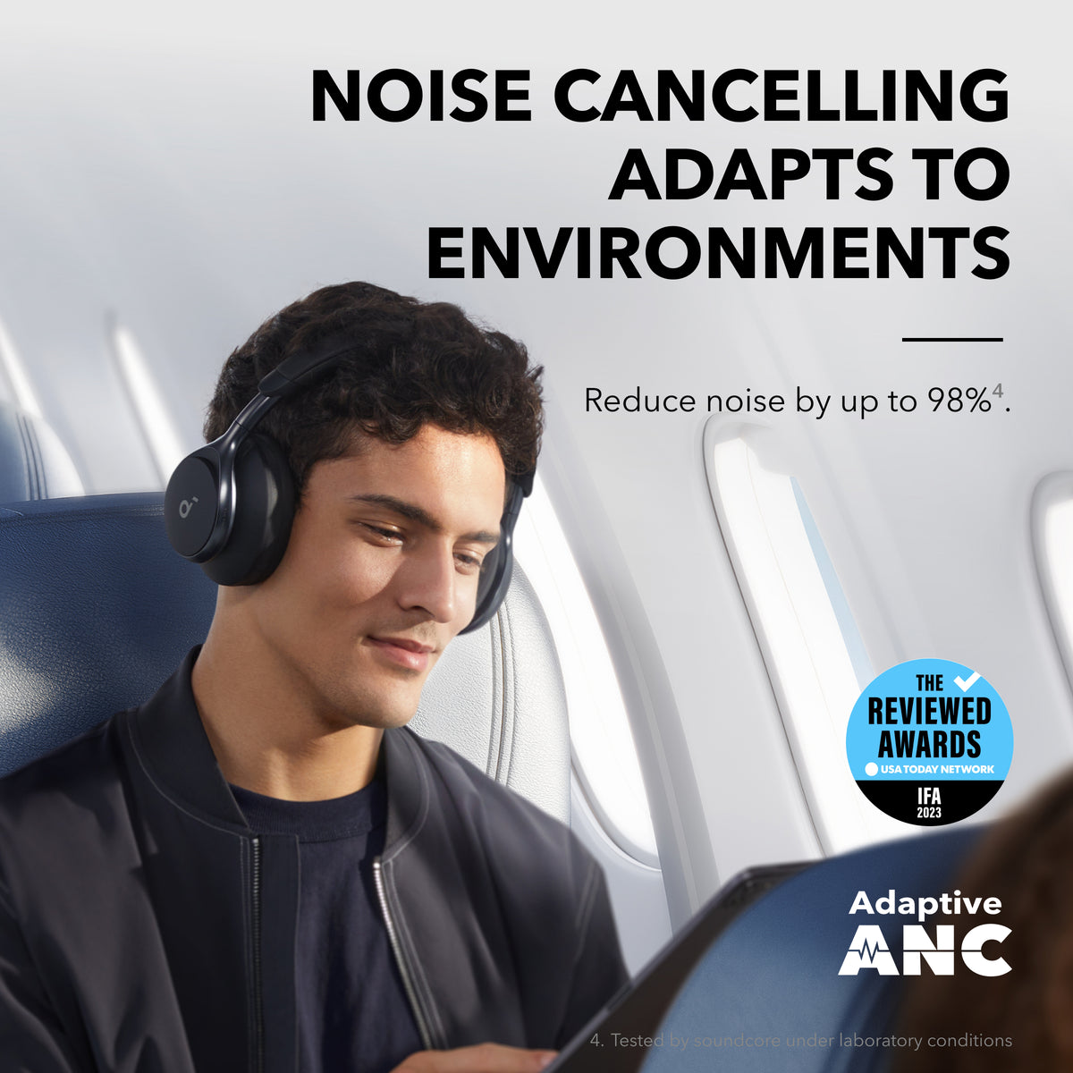 Soundcore Space One Noise Cancelling Headphones | Wellbots | Free