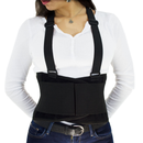 Adjustable Back Support Belt with Suspenders