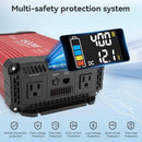 ALLWEI 1500W Pure Sine Wave Inverter 12V to 110V AC