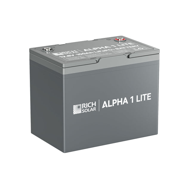 Rich Solar ALPHA 1 LITE | 12V 100Ah LiFePO4 Battery