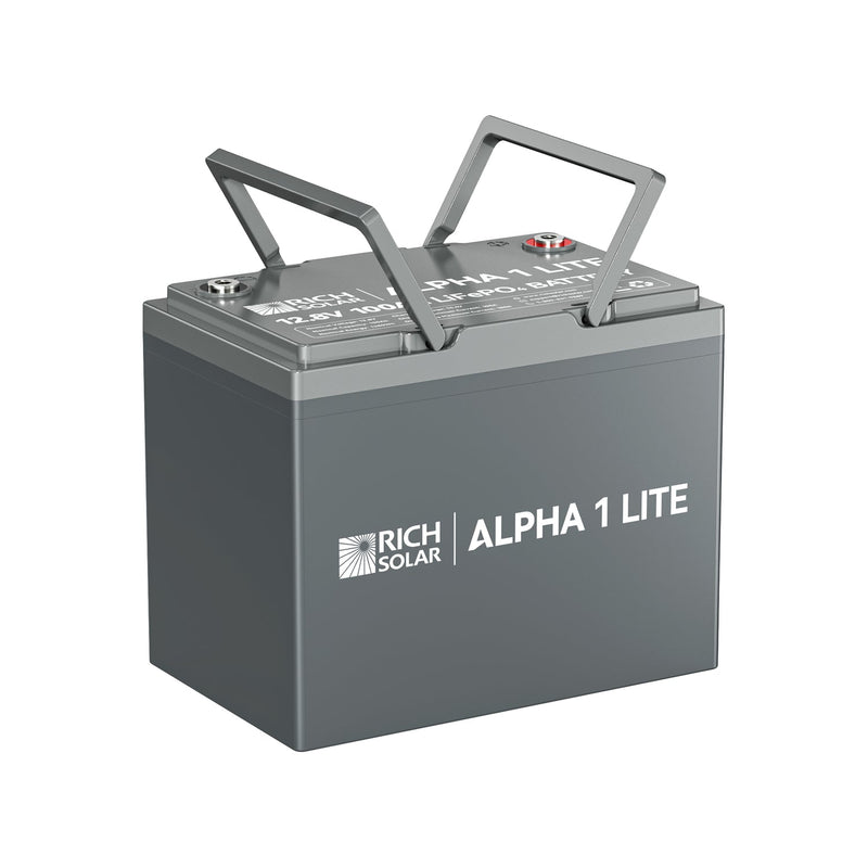 Rich Solar ALPHA 1 LITE | 12V 100Ah LiFePO4 Battery