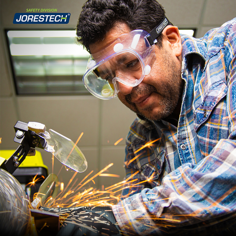 Anti-Fog Ventilated Safety Goggles for High Impact Protection