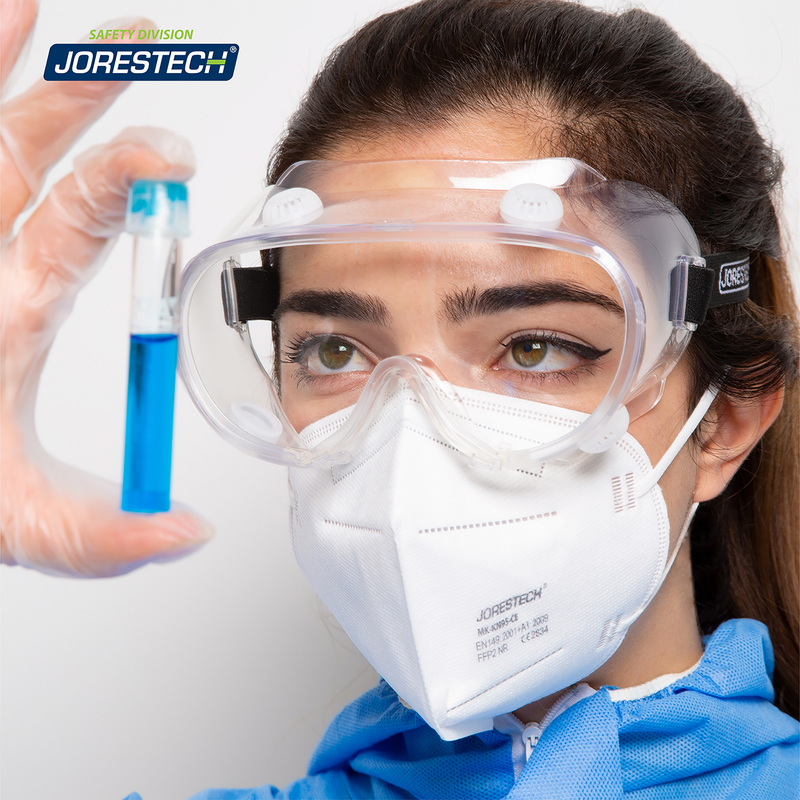 Anti-Fog Ventilated Safety Goggles for High Impact Protection