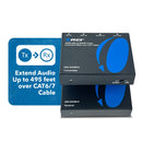 Extensor de audio HDMI ARC y S/PDIF hasta 150 m con CAT 6/7 (ARC-EX300-K)