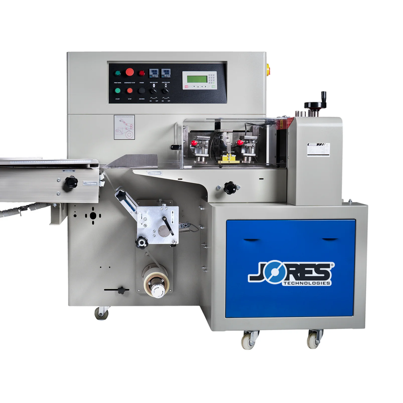 Automatic Horizontal Flow Wrapper with Inverted Film Feeder