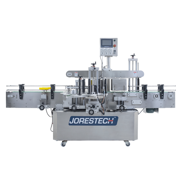 Dual Automatic Label Applicator for Flat and Oval Containers