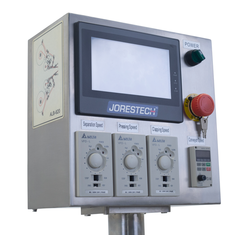 Dual Automatic Label Applicator for Flat and Oval Containers