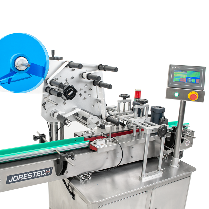 Automatic Label Applicator for Flat Containers