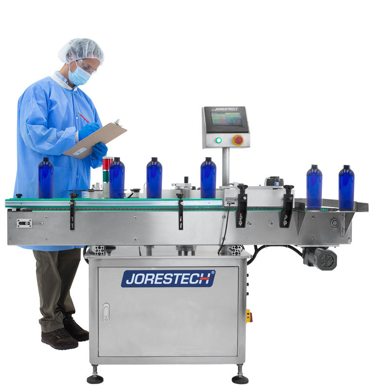 Automatic Label Applicator for Round Containers