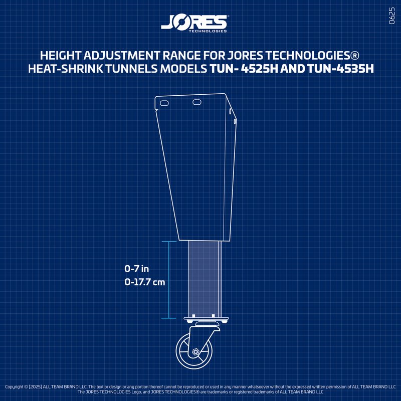 Shrink Wrapping Heat Tunnel- 12” x 25.5” TUN 6535-H