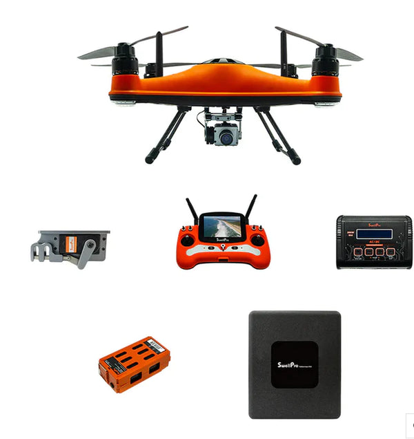 SwellPro Fisherman Drones FD1 Fishing Drone FPV Bundle Underwater