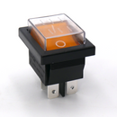 Amber Rocker Switch RK1-01 2X1N