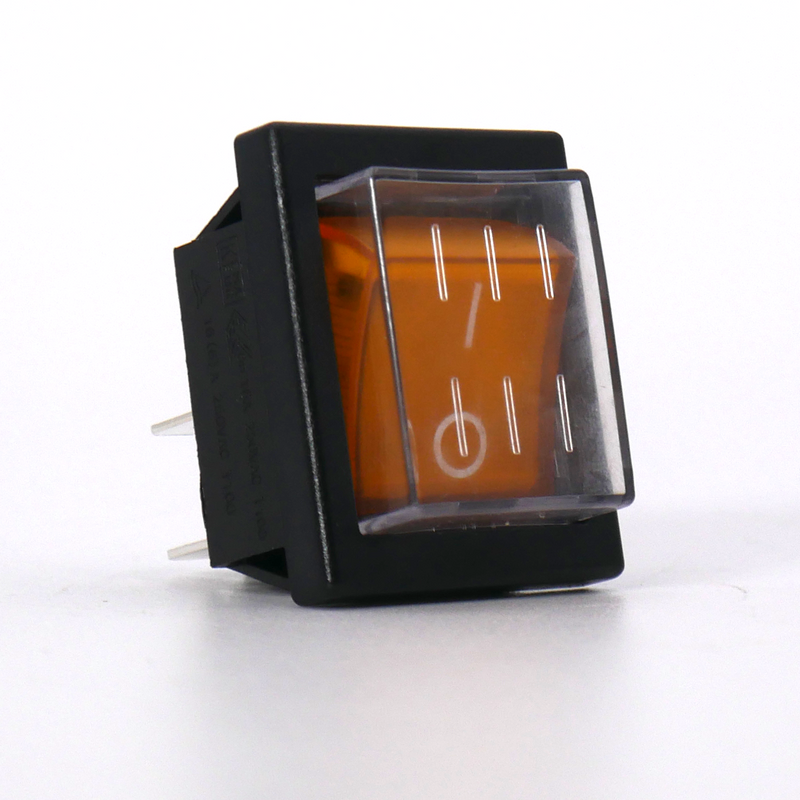 Amber Rocker Switch RK1-01 2X1N