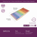 Rainbow Chakra Series | PEMF Far Infrared Heating Mats