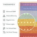 Rainbow Chakra Series | PEMF Far Infrared Heating Mats