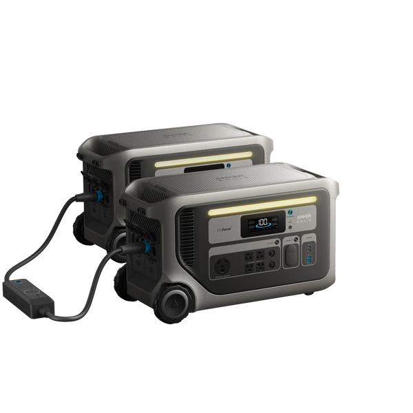 Anker SOLIX F3000*2 + Double Power Hub + Power Saver Kits (+ Free TT-30 Charging Cable)