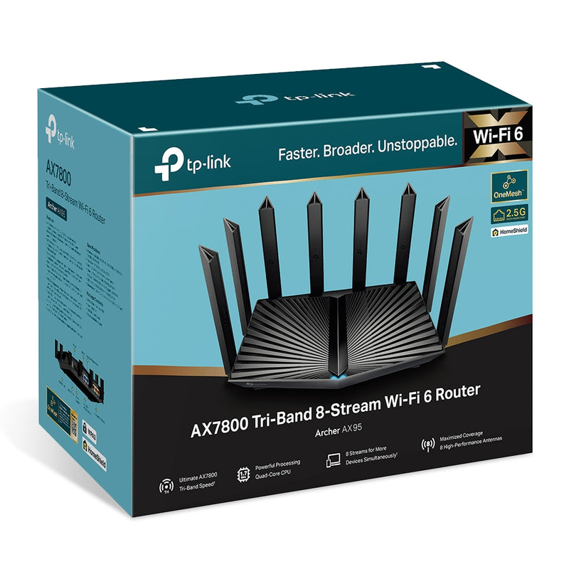 【12月スーパーSALE 15%OFF】 Archer - Router Tp-Link AX95 Gigabit - 2.5Gbps - Wired - その他