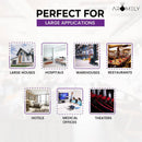 AROMELY - ARO MAX - Difusor de aromas inteligente para climatización (hasta 16.000 pies cuadrados) - Bluetooth y sin agua