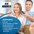 Extractor de audio EARC 4K a 60 Hz, reductor de escala HDMI I/D con mezcla descendente y compatibilidad con ARC 2.0, ancho de banda de 18 Gbps (HDA-939) 