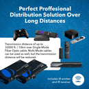 Extensor HDMI 4K por fibra óptica con extracción de audio e infrarrojos bidireccionales (UHD-FO10-K)